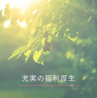 充実の福利厚生